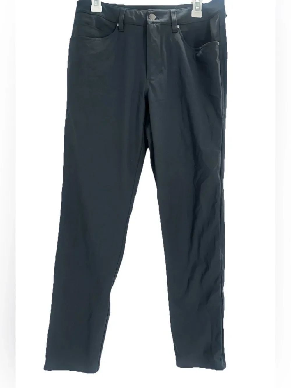 Lululemon Pants Mens 31x30.5 Black ABC Slim Fit 5-Pocket Warpstreme LM5ADES